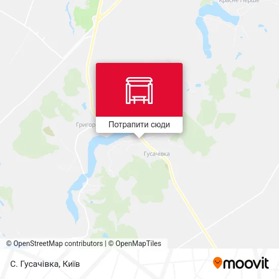 Карта С. Гусачівка