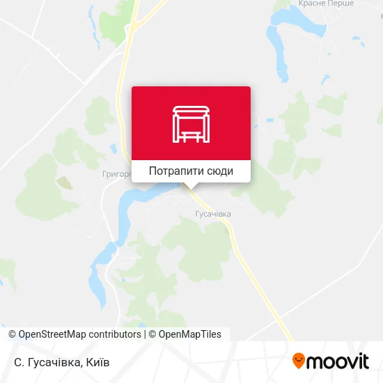 Карта С. Гусачівка