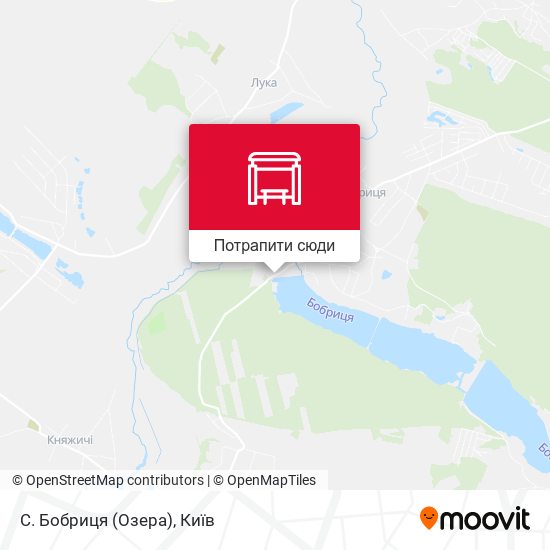 Карта С. Бобриця (Озера)