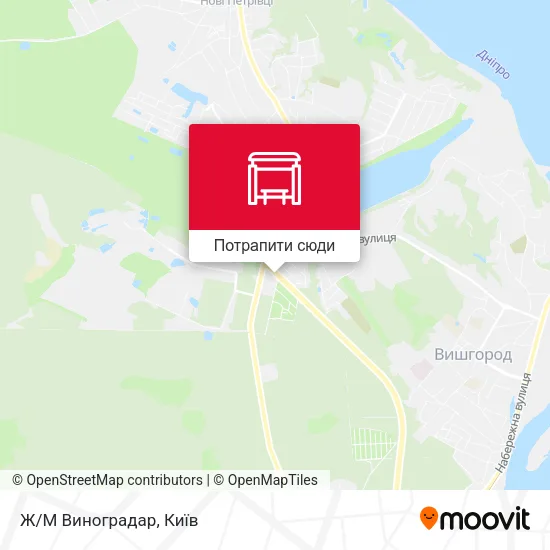 Карта Ж/М Виноградар