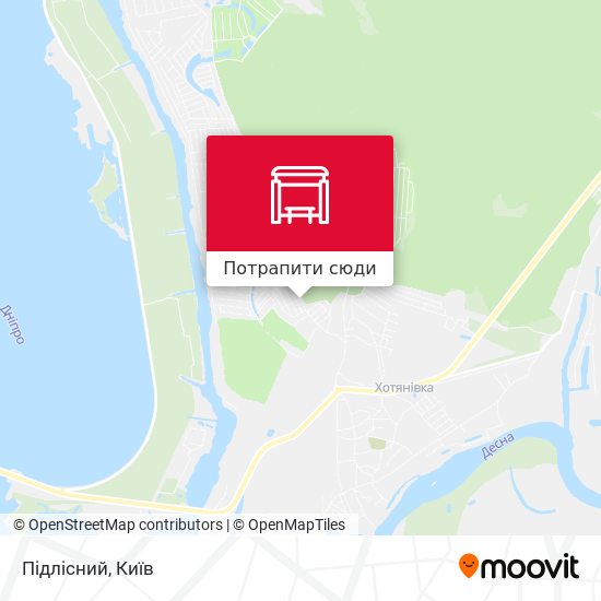 Карта Пiдлісний