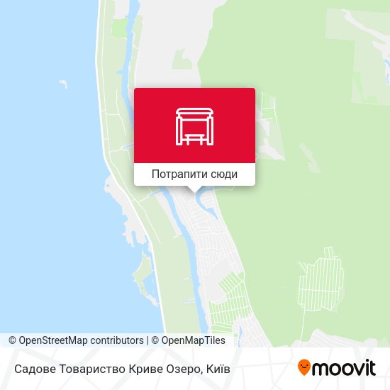 Карта Садове Товариство Криве Озеро