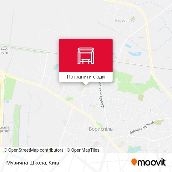 Карта Музична Школа