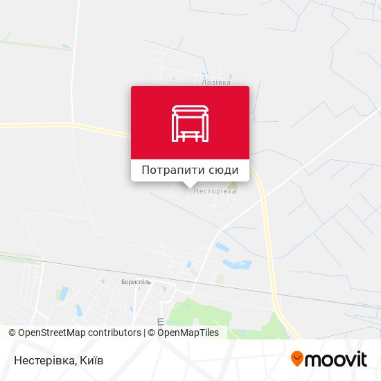 Карта Нестерівка
