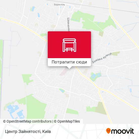 Карта Центр Зайнятості
