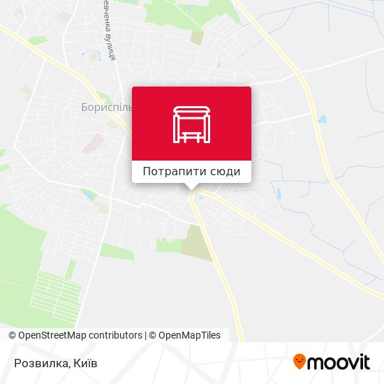 Карта Розвилка