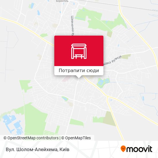 Карта Вул. Шолом-Алейхема