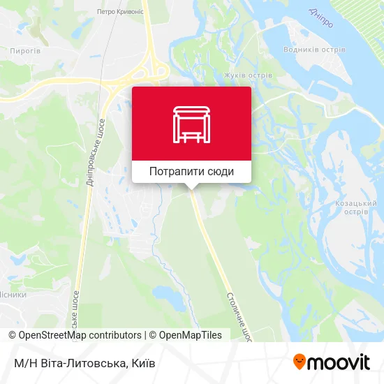 Карта М/Н Віта-Литовська