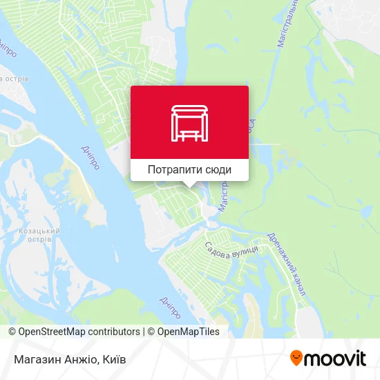 Карта Магазин Анжіо