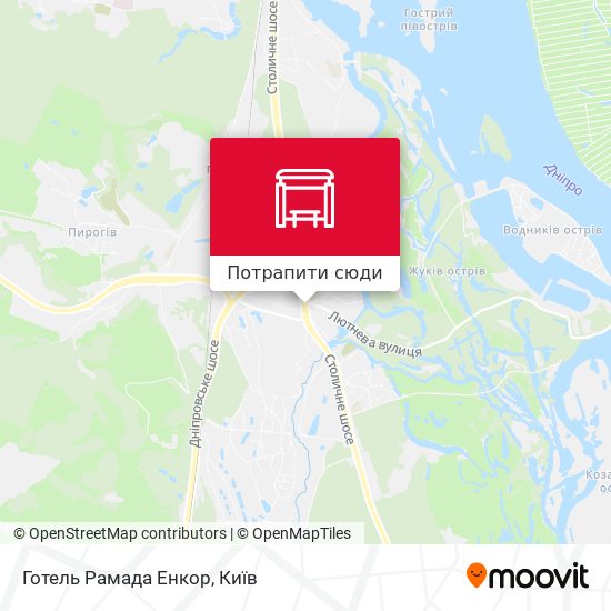 Карта Готель Рамада Енкор
