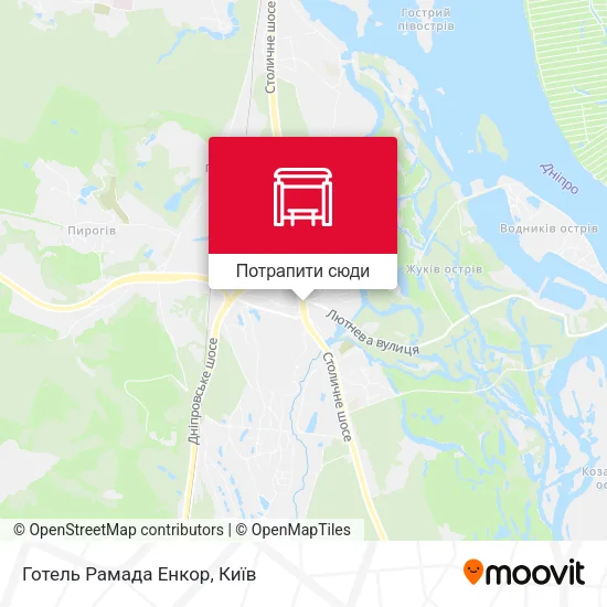 Карта Готель Рамада Енкор