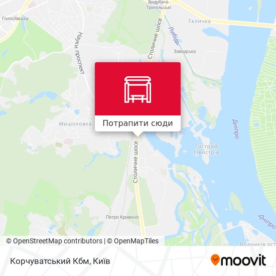 Карта Корчуватський Кбм