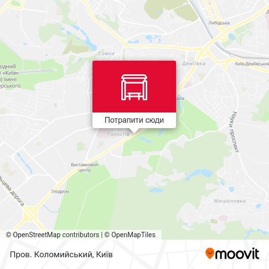 Карта Пров. Коломийський