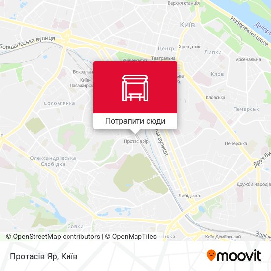 Карта Протасів Яр