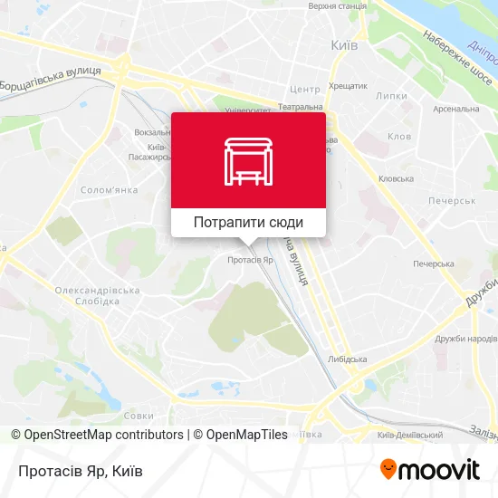 Карта Протасів Яр