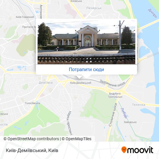 Карта Київ-Деміївський