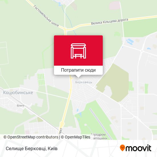 Карта Селище Берковці