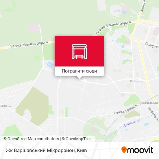 Карта Жк Варшавський Мікрорайон