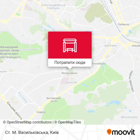 Карта Ст. М. Васильківська