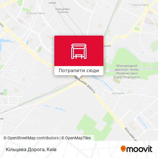 Карта Кільцева Дорога