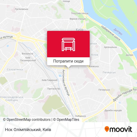 Карта Нск Олімпійський