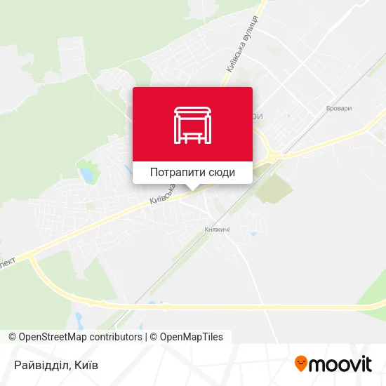 Карта Райвiддiл