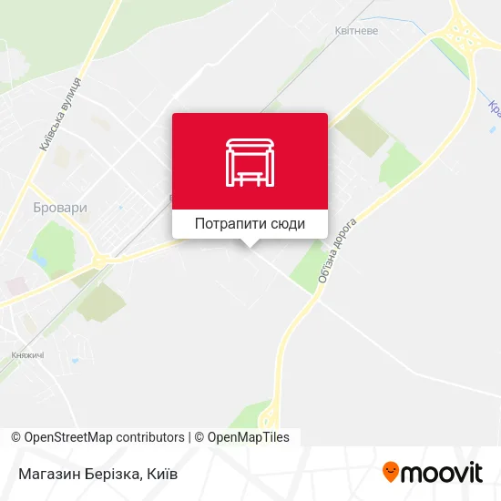 Карта Магазин Берізка