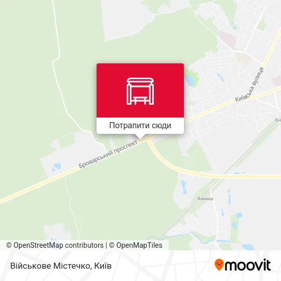 Карта Військове Містечко
