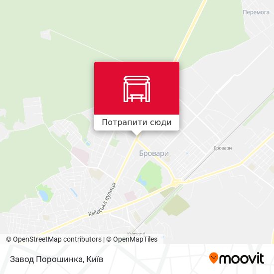 Карта Завод Порошинка