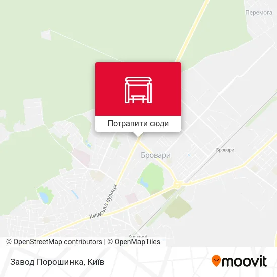 Карта Завод Порошинка