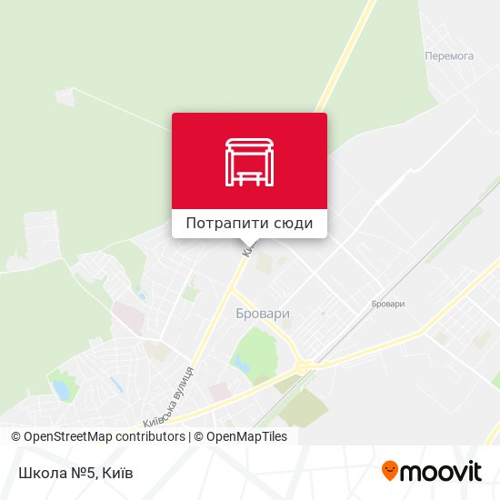 Карта Школа №5