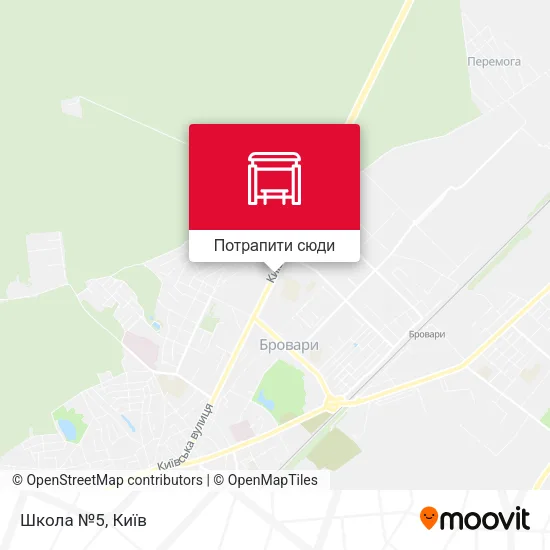 Карта Школа №5