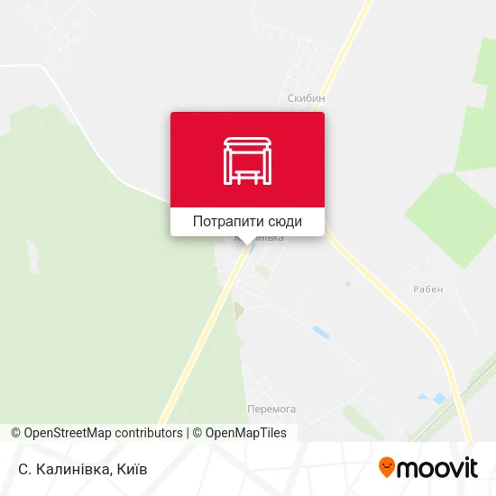 Карта С. Калинівка