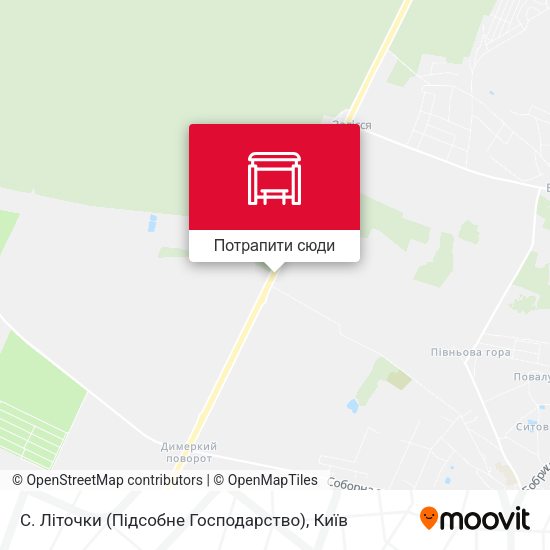 Карта С. Літочки (Підсобне Господарство)