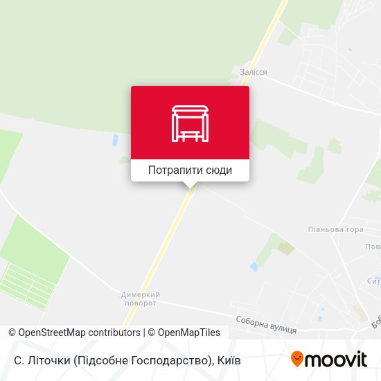Карта С. Літочки (Підсобне Господарство)