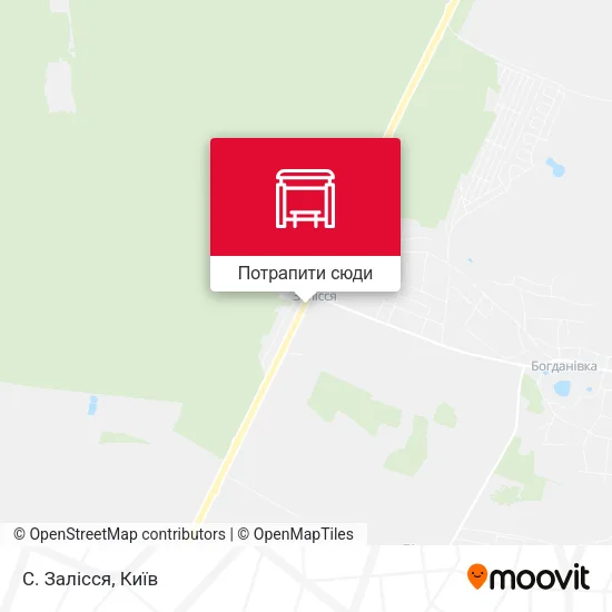 Карта С. Залісся