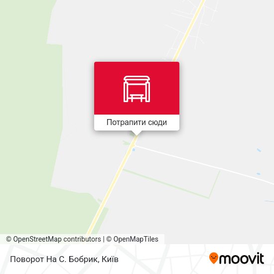 Карта Поворот На С. Бобрик
