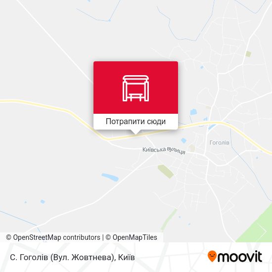Карта С. Гоголів (Вул. Жовтнева)
