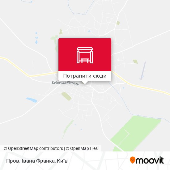 Карта Пров. Івана Франка