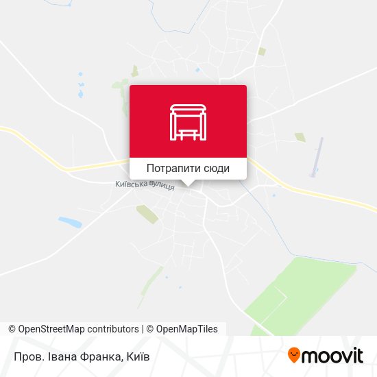 Карта Пров. Івана Франка