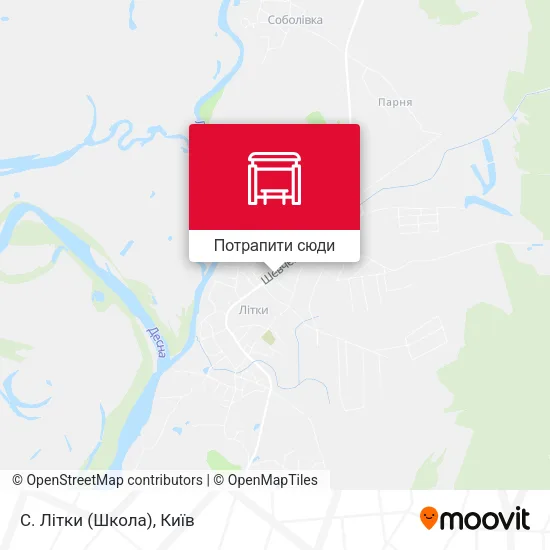 Карта С. Літки (Школа)