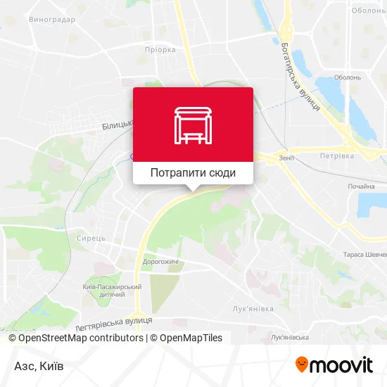 Карта Азс