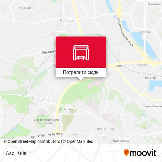 Карта Азс