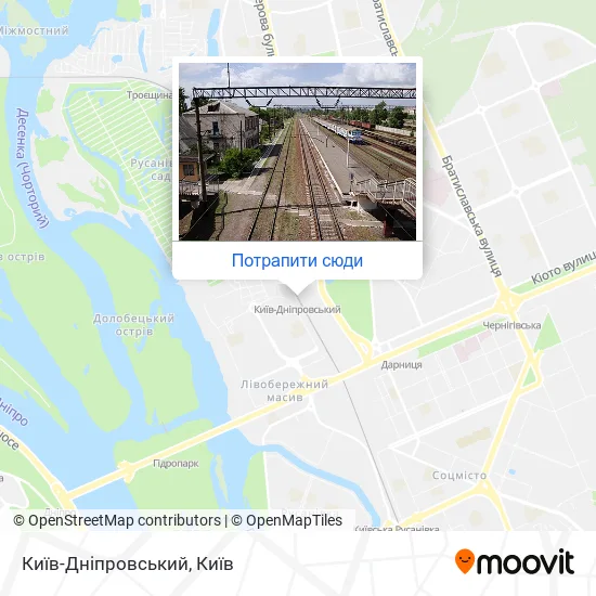 Карта Київ-Дніпровський