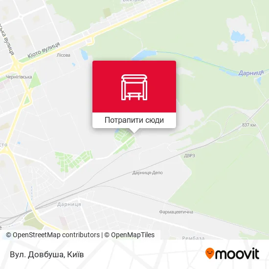 Карта Вул. Довбуша