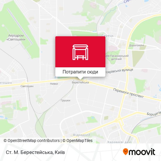 Карта Ст. М. Берестейська
