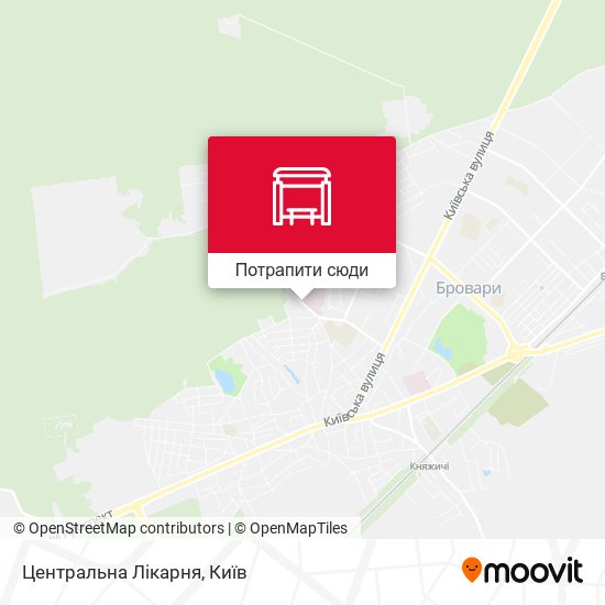 Карта Центральна Лікарня