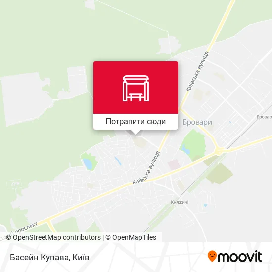 Карта Басейн Купава