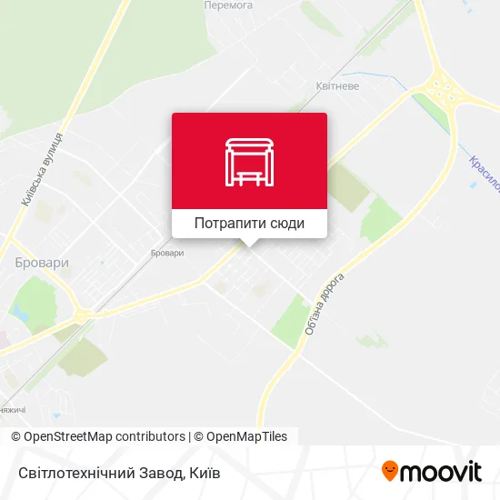 Карта Світлотехнічний Завод