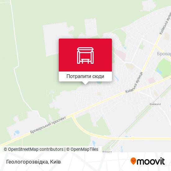 Карта Геологорозвідка